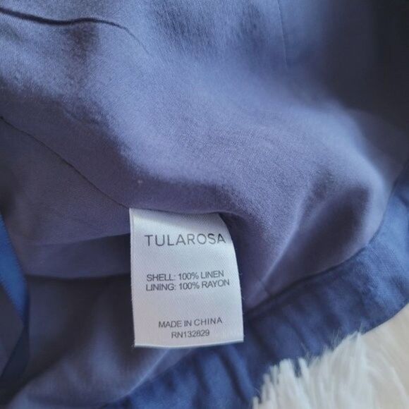 Tularosa Revolve Allie Cropped off shoulder crop top navy size small - Picture 13 of 14